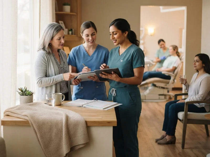 Dentist and endodontist sharing patient records for seamless emergency referral care