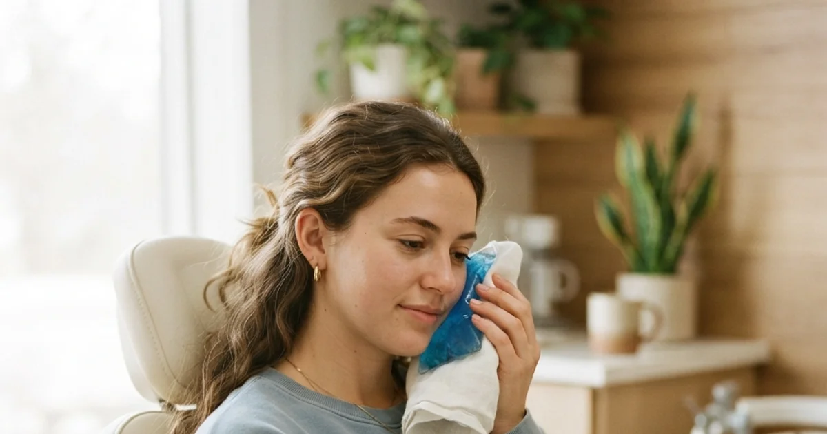Patient with facial swelling from a dental abscess being evaluated urgently in Issaquah