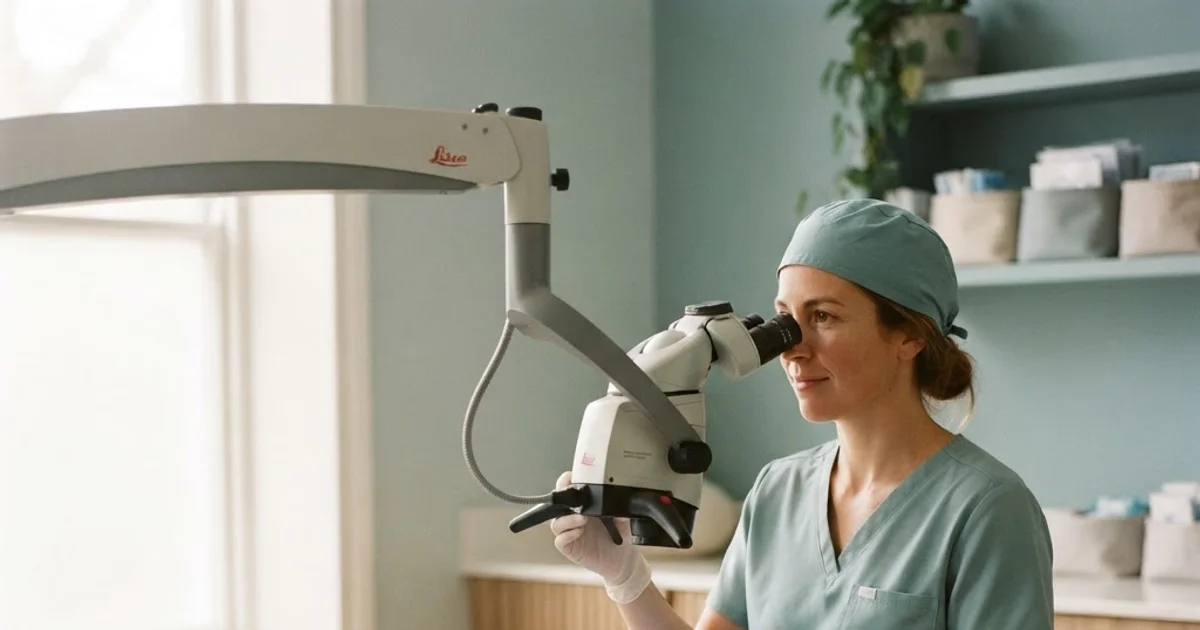 Dr. Nima Dejbod explaining apicoectomy procedure to a patient in Issaquah