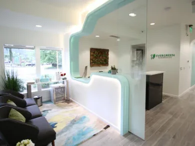 Reception area